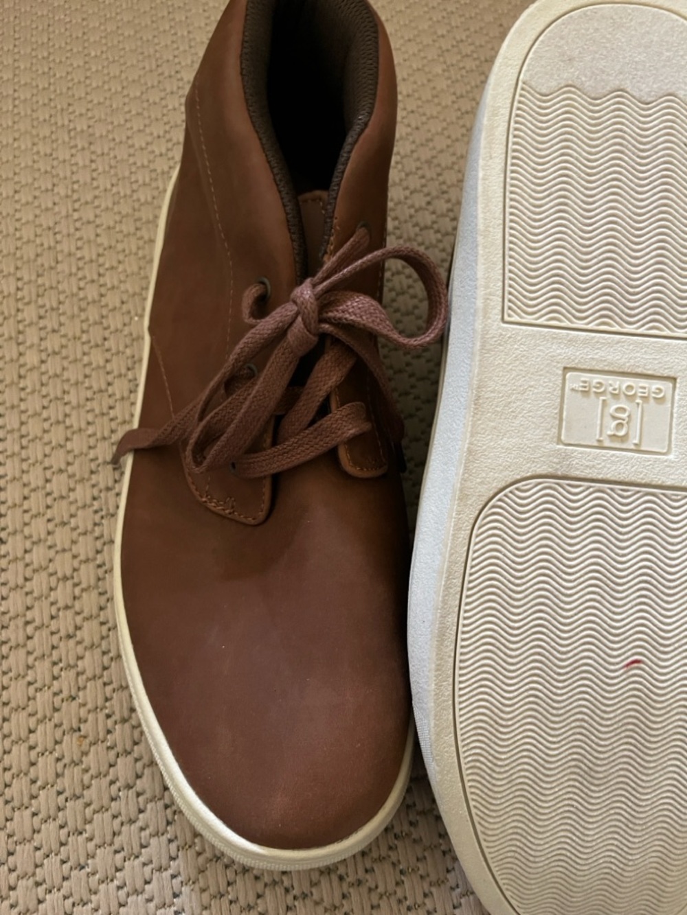 Shoes mens new size 10M George non marking outsole - Picture 3 of 3